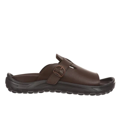 Imagen de MBT AKITA Sandalias para Hombre en Piel. Calzado Ligero y Cómodo de Primavera Verano. Fisiológico Confort Estabilidad. Recuperación Vestir Estilo Moderno. Color Marrón