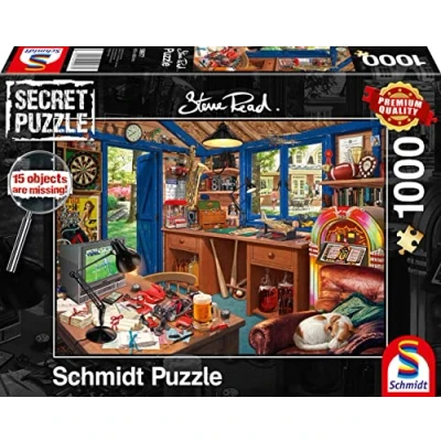 Imagen de Schmidt Spiele Padre Puzle Secret Puzzle (1000 Piezas), Multicolor (59977)