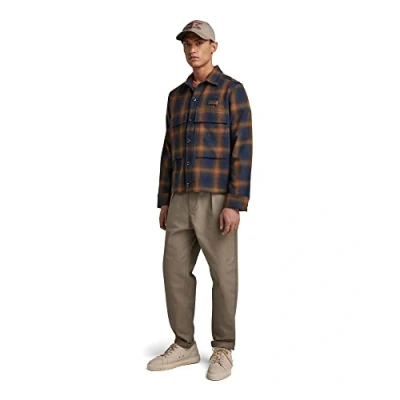 Imagen de G STAR RAW Unisex Pocketony Service Overshirt, Sobrecamisas para Hombre, Multicolor (sartho blue blur check D21067 C904 C755), XS