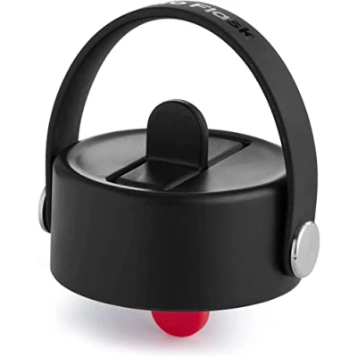 Imagen de Hydro Flask Wide Mouth Flex Straw Cap Black Accesorios para botellas de agua
