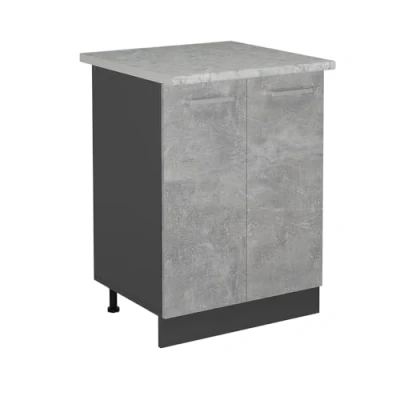 Imagen de Vicco Mueble bajo de cocina &quot;R Line&quot;, Hormigón, 60 cm ET Mármol