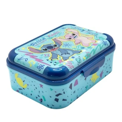 Imagen de Elegante fiambrera de plástico para el almuerzo infantil Stitch