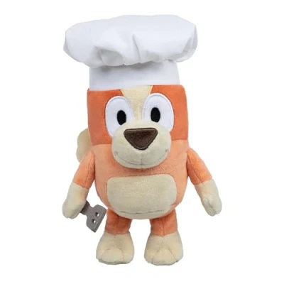 Imagen de Giochi Preziosi Bluey Pelouche de 20 cm suave y muy detallado con representación bingo en versión chef sombrero cocinero, para niños a partir 3 años
