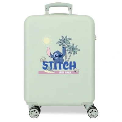 Imagen de Disney Joumma Stitch Just Chill Maleta de Cabina Verde 38x55x20 cms Rígido 2 kgs Cierre combinación Lateral ABS 35L Equipaje Mano