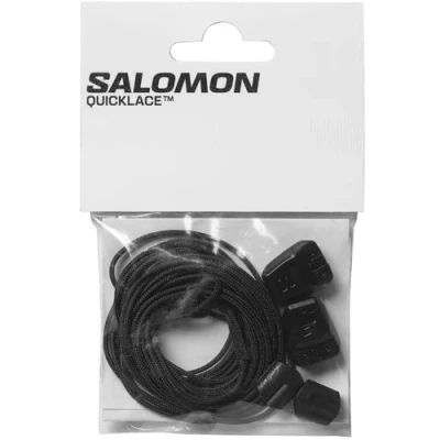 Imagen de Salomon Quicklace Kit de Cordones para Zapatillas Trail Running y Botas esquí. Negro