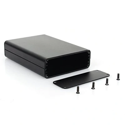 Imagen de Caja de Aluminio del Circuito la Instrumentos PWB Recinto Electrónico Proyecto DIY con Los Tornillos