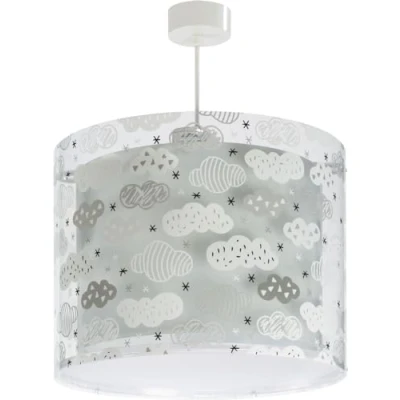 Imagen de Dalber Lámpara Infantil de Techo Colgante Clouds Nubes Gris, 15 W, 1