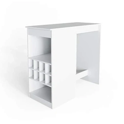 Imagen de Vicco Mesa de Bar Ross, Blanco, 115 x 50 cm