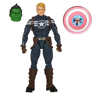 Imagen de Marvel Commander Toys Legends Series Figura de Comandante Rogers 15 cm Cómics, Color marrón, Small (Hasbro F36855X0)