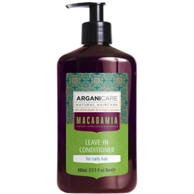 Imagen de Arganicare Gama de Macadamia TRATAMIENTO DEFINICIÓN SIN ENJUAGUE Con aceite orgánico Redefine el Brillo tus rizos instantáneo Pelo Rizado 400ml
