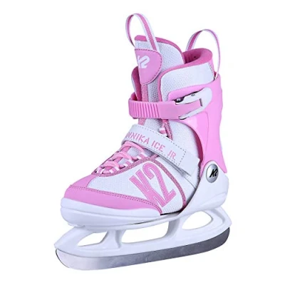 Imagen de K2 Annika Ice Patines de Hielo para niña, Niñas, Hielo., 25C0109, Color Blanco y Rosa., EU: 35 40 (UK: 3 7 / US: 4 8)