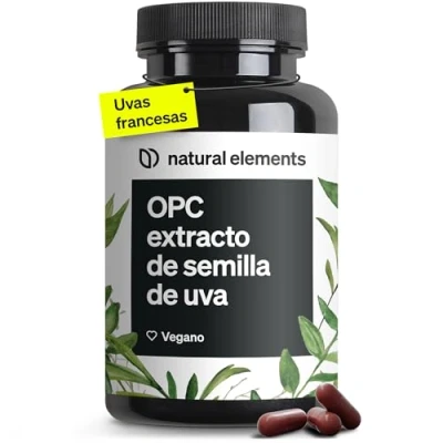 Imagen de OPC extracto de semilla uva 240 cápsulas alta dosificación para 8 meses puro uvas europeas producto vegano, producido y probado en laboratorio Alemania