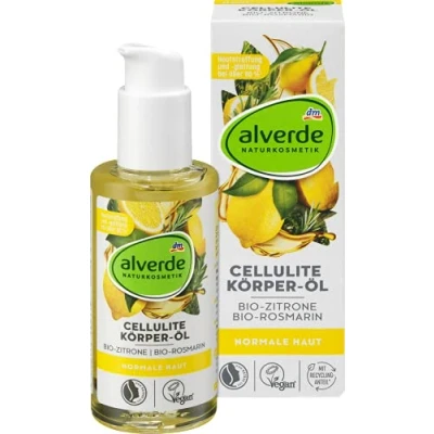 Imagen de alverde Aceite corporal natural para celulitis, limón orgánico, romero 100 ml