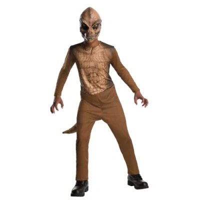 Imagen de Rubies Jurassic World Officiel Disfraz T Rex (niño), talla 9 10 años