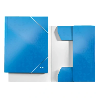 Imagen de LEITZ 39820036 Carpeta de cartón 3 solapas DIN A4 WOW color azul
