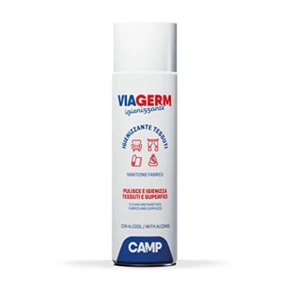Imagen de Camp VIAGERM Detergente con Alcohol 70% para Tejidos y Textiles, Desinfectante Higienizante en aerosol, 500 ml