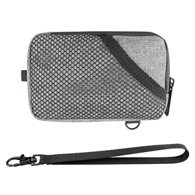 Imagen de FIREDOG bolsa a prueba de olores, tamaño pequeño para almacenamiento viaje (gris, 5 x 3 pulgadas)