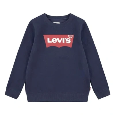 Imagen de Levi&#039;s Lvb Batwing Crewneck Sudadera, Dress Blues, 3 años para Niños