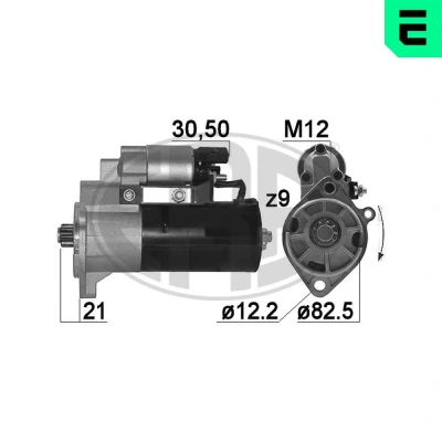 Imagen de ERA 220651A Motor de arranque 12 2 9 VOLKSWAGEN: LT 28 46 Kasten, 35 II Bus