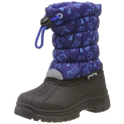 Imagen de Playshoes Botines De Invierno, Raquetas Nieve Unisex niños, Azul Tráfico, 26/27 EU