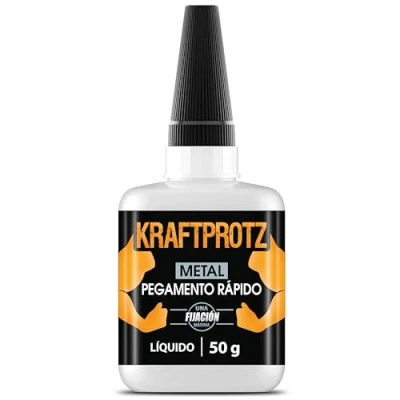 Imagen de 50 g superglue for metal &amp; aluminium extra strong adhesivo líquido para metales resistente al agua, calor y a la desecación pegar de todo tipo ARKA Kraftprotz