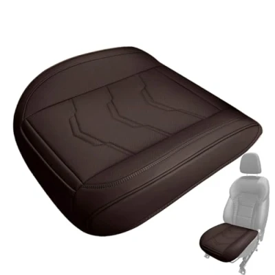 Imagen de Teksome Funda para Asiento Delantero de Coche Fundas Asientos Delanteros vehículos Cojines Cuero universales Accesorios Interiores automóviles SUV, Coches Carreras, Camiones