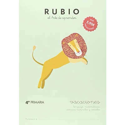 Imagen de RUBIO VACACIONES 4º PRIMARIA 9788415971641 (Vacaciones RUBIO)
