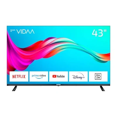 Imagen de DYON Smart 43 VX, 108 cm (43&quot;), TV (Full HD, triple sintonizador HD (DVB C/ S2/ T2), App Store, Prime Video, Netflix, YouTube, DAZN, Disney+), modelo 2022, negro