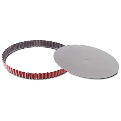 Imagen de Tefal Delibake J1641574 Bandeja para horno rallada (28 cm, revestimiento antiadherente, fondo extraíble, calidad alemana)