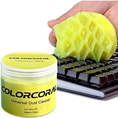 Imagen de Limpiador de teclado Gel limpieza Universal Dust Cleaner para PC Tableta Ordenadores portátiles, ventilaciones automóviles, calculadoras y otras superficies plástico