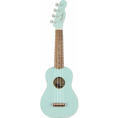 Imagen de Fender Venice Ukelele soprano, diapasón de nogal, azul Daphne, Incluye cursos virtuales gratuitos en Play