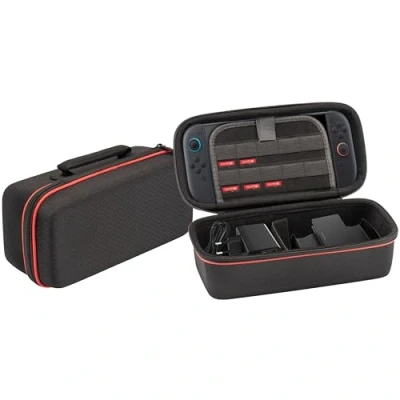 Imagen de Subsonic Funda Nintendo Switch 2 Bolsa protectora para con carcasa a prueba de golpes Estuche grande tamaño XL transportar y guardar la consola 2, juegos accesorios