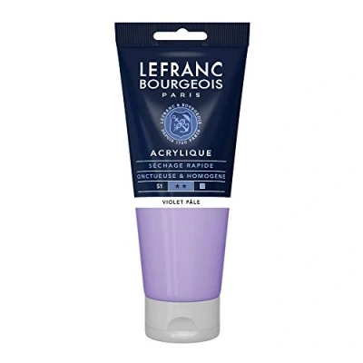 Imagen de Lefranc Bourgeois Acrílico Fine, Violeta Pálido, 200 ml