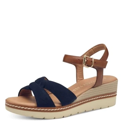 Imagen de Marco Tozzi Sandalias con plataforma, Mujer, Talla: 38, Navy Zapatos