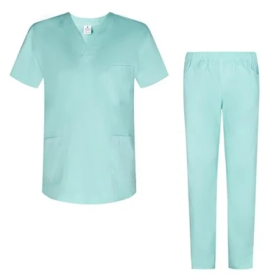 Imagen de MISEMIYA Uniformes Sanitario Unisex Sanitarios MÉDICOS Conjuntos BZ 817 8312 XXL, Turquesa