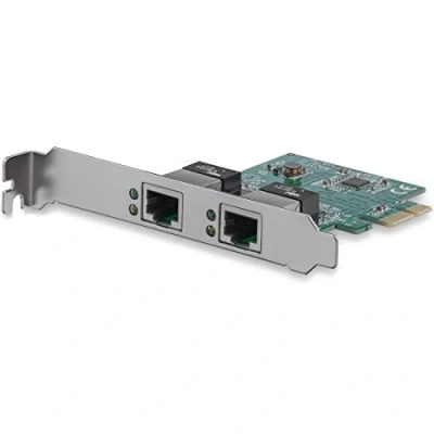Imagen de StarTech.com ST1000SPEXD4 Tarjeta de Red Nic PCI Express E 2 Puertos, 2X RJ45