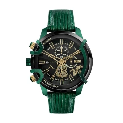 Imagen de Diesel Reloj Analógico para Hombres de Cuarzo con Correa en Cuero DZ4651