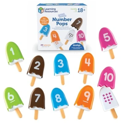 Imagen de Learning Resources Polos de números Number Pops Smart Snacks