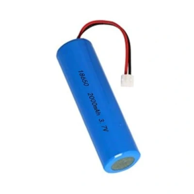Imagen de SZAJOR 2000mah, Batería Recargable de Iones Litio 3,7 V 18650 con Cables PCB y Conector XH 2P 2,54