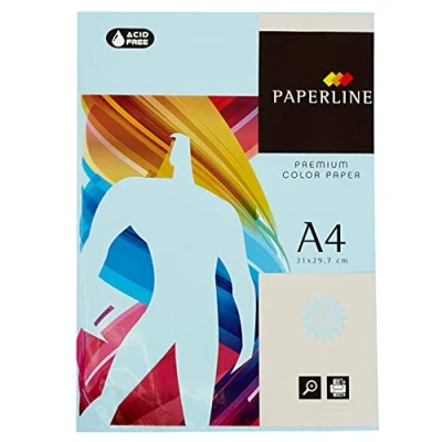 Imagen de Papel color fabrisa din a4 80g/m2 azul paquete de 500 hojas