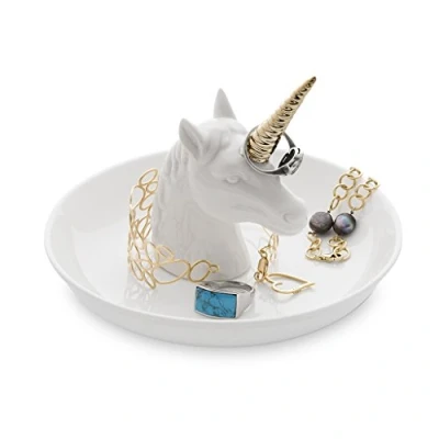 Imagen de Balvi Unicorn XL Porta Anillos de cerámica. Bandeja para Dejar y Joyas. Fabricado en cerámi