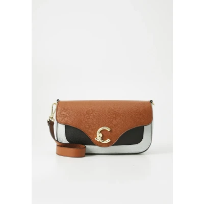 Imagen de Coccinelle CME Tricolor Bandolera, Mujer, Talla: One Size, Snow/cognac/noir