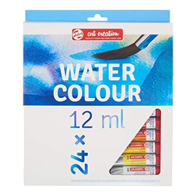 Imagen de Talens Art Creation Estuche de acuarela con 24 colores (tubos 12 ml) Pintura para adultos