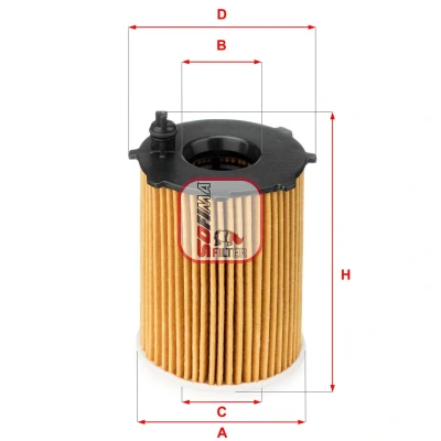 Imagen de Filtro de aceite SOFIMA S5128PE