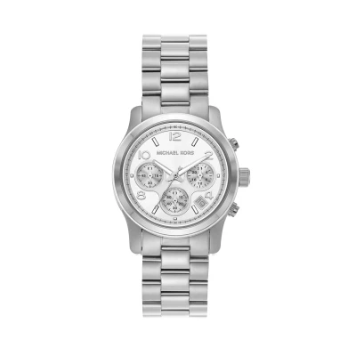 Imagen de Michael Kors Runway Cronógrafo silvercoloured, Mujer, Talla: One Size, Silver coloured