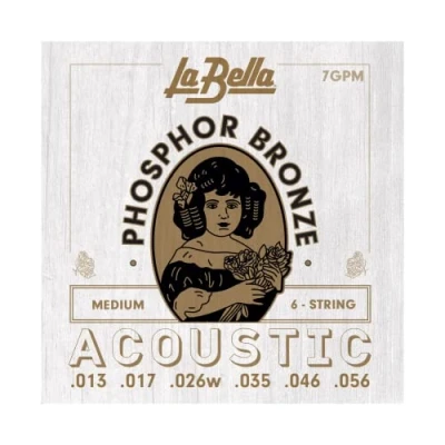 Imagen de La Bella Phosphor Bronze Acoustic Guitar Strings