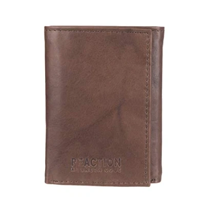 Imagen de Kenneth Cole REACTION Cartera para Hombre (Piel, Ranura Tarjeta y Tarjeta), marrón (Marrón) 017149080626