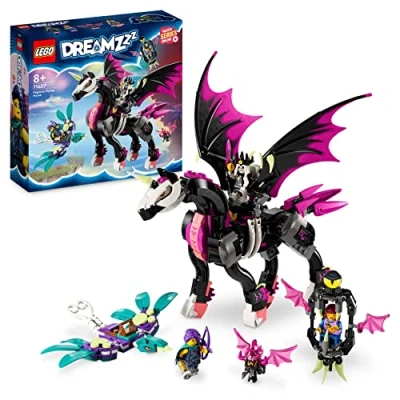 Imagen de LEGO DREAMZzz 2 en 1 Caballo Volador Pegaso de Juguete para Construir Maneras Diferentes, Incluye Minifiguras Zoey, Nova y el Rey Las Pesadillas la Serie TV 71457