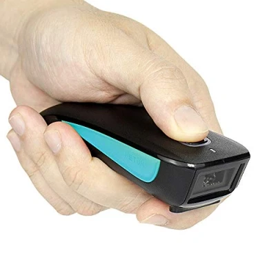 Imagen de NETUM Escáner de código Barras láser inalámbrico 1D Bluetooth, Lector automático USB Bolsillo Funciona con Windows, Mac, Android, iOS C830