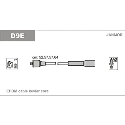 Imagen de JANMOR D9E Juego de Cables Encendido